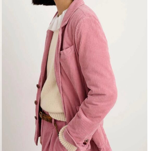 ALEX MILL Boyish Blazer in Corduroy Dusty Rose - Picture 2 of 7